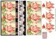 Lace and Pink Roses Card Topper