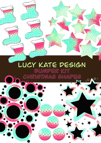 Bumper kit of Christmas shapes