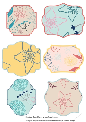 Spring Floral Tags