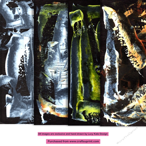 Halloween Paint Textured Background Papers