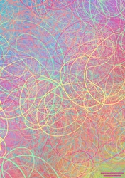 Rainbow backing paper LKD27