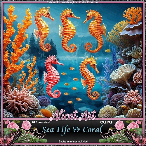 Sea Life & Coral 1