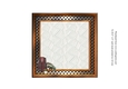 Insert for Male birthday card in wooden frame with red and green check Harris tweed textured waistcoat,pocket watch and vintage car topper for 6x6 card