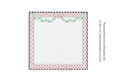 Insert for Female birthday card make up topper for 6x6 card