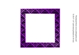 Insert for Art Deco Dancing couple Christmas card topper for 6x6 card in purple