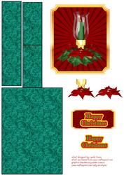 Christmas Light Mini Easel Card