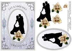 Dancing Couple Diamond Wedding