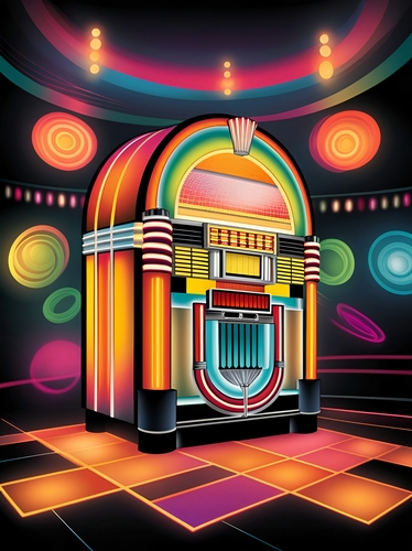 A4 The Dance Floor A4 Print.