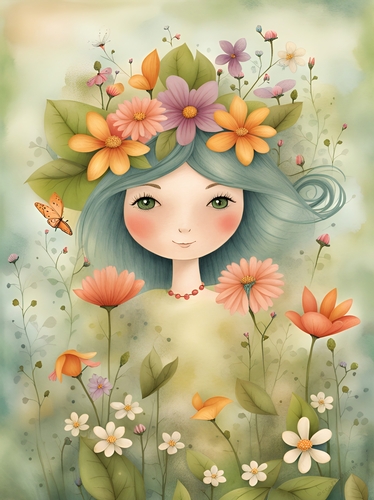 Whimsical Fairy A4