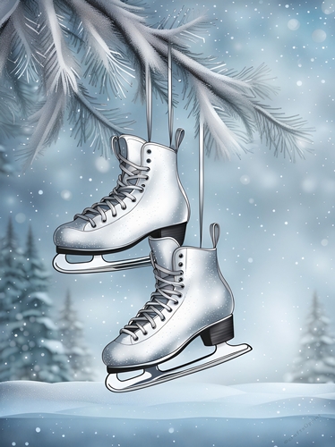 The Silver Ice Skates A4
