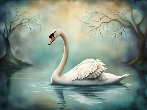 The White Swan A4 Landscape