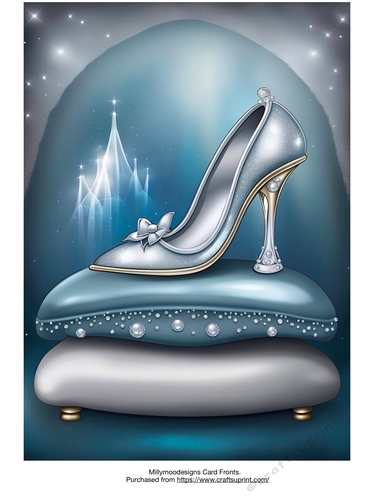 The Glass Slipper A4 A5 5x7
