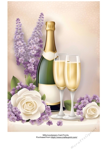 Lets Celebrate Card Fronts A4 A5 5x7
