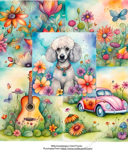 Its a Hippy Thing 8x8 Card Fronts