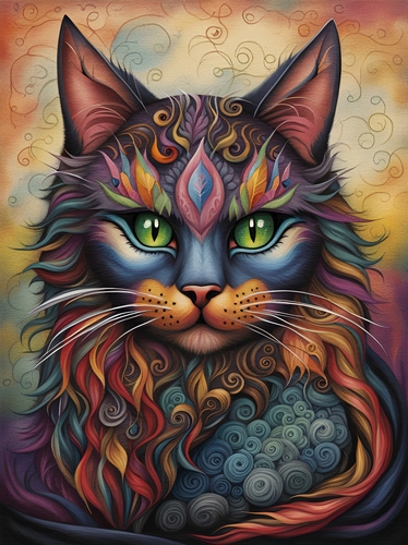 Fantasy Cat A4