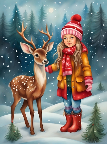 Fun in the Snow A4