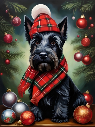 Scottie Loves Christmas A4
