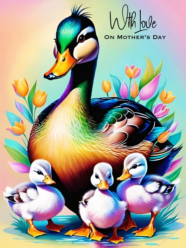 With Love on Mothers Day A4