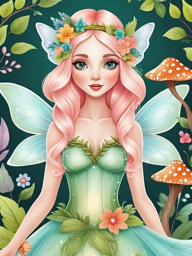 Woodland Fairy A4