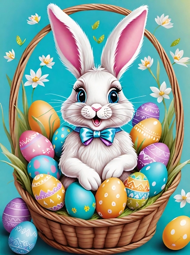 Basket of Eggs A4