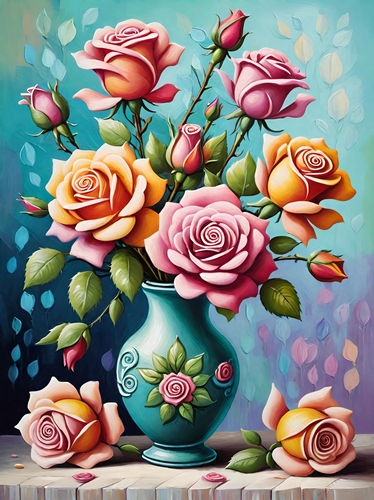 The Beauty of Roses A4