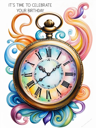 Its Time to Celebrate Your Birthday A4