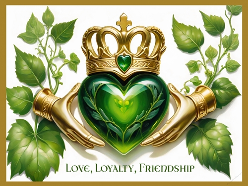 Love,Loyalty,Friendship A4 Landscape 