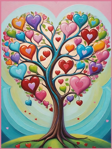 Tree of Hearts A4