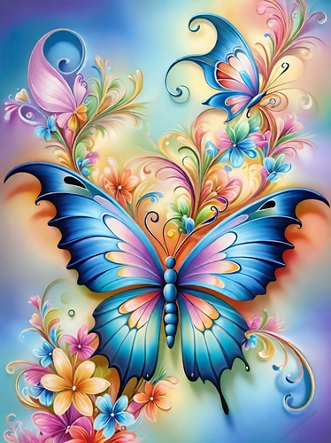 Dance of the Butterflies A4