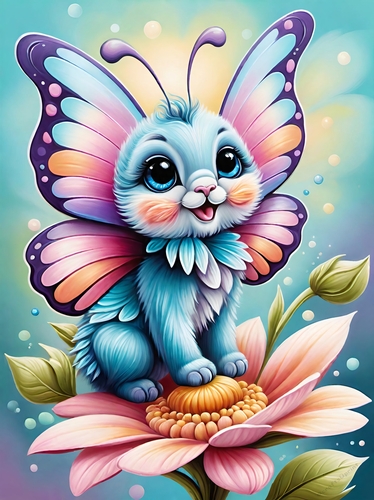 Happy Baby Butterfly A4