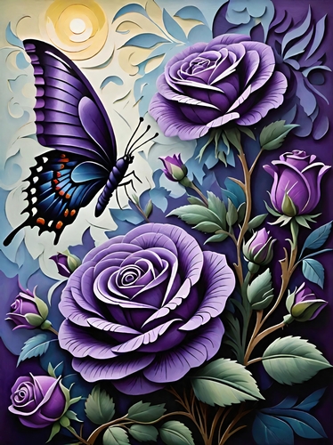 The Magic of Roses A4