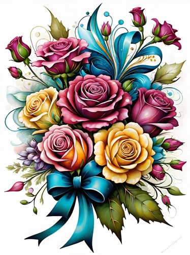The Gift of Flowers A4