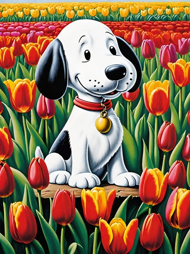 Amongst the Tulips A4