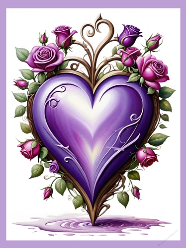 My Purple Heart A4