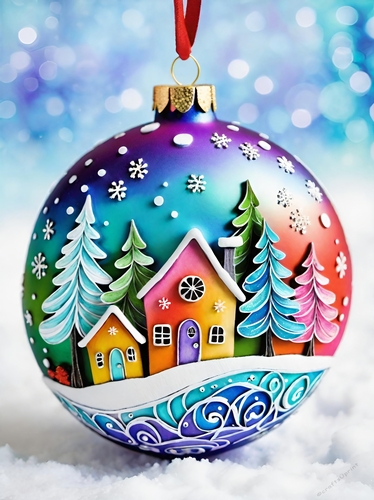 The Christmas Bauble A4