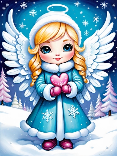 Little Snow Angel A4