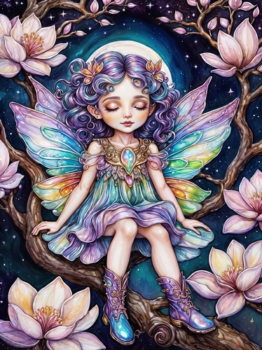 The young Sleeping Fairy A4