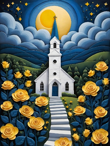 The Little White Church A4