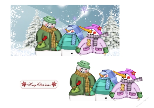 Its Snowing DL card
