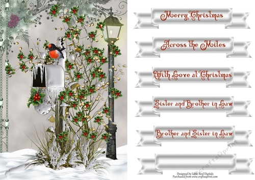 Christmas Mail Box Quick Card