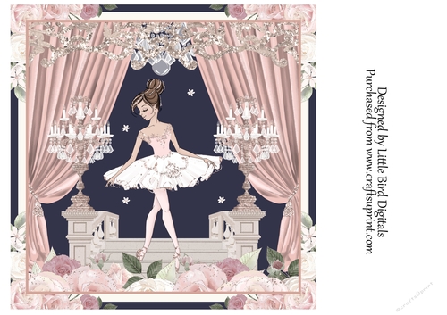 The Ballet Dancer 8x8 Quick Card