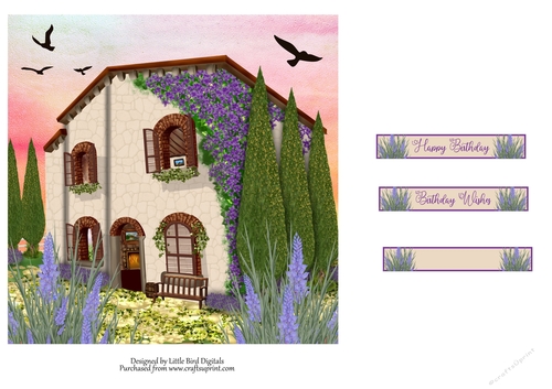 Tuscan Village 7x7 Quick Card