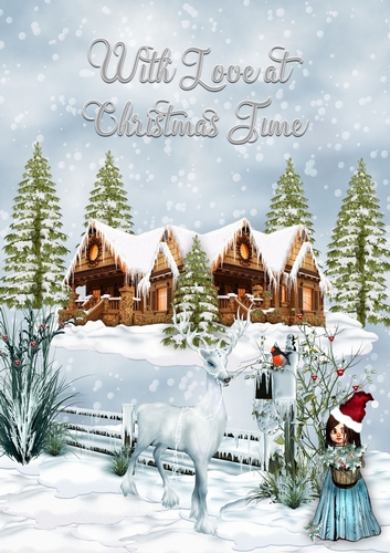 Christmas Time A4 Quick Card