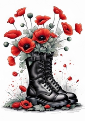 The Boots and the Poppies A4