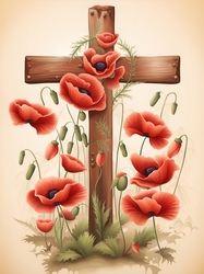 The Cross and the Poppies A4