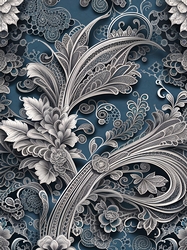 Lovely Lace Background A4