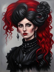 Gothic Woman A4