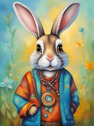 Its a Hippy Thing Rabbit A4