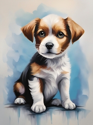 Beautiful Puppy A4