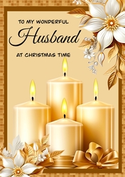 Wonderful Husband at Christmas Time A4